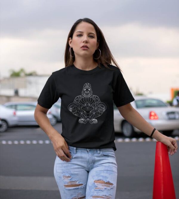 Gorila Traçado Branco | Preta - Image 2